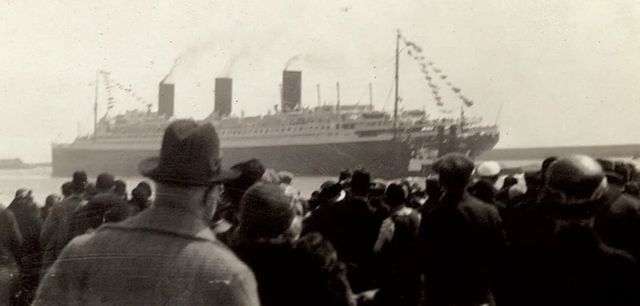 1940年6月，讓·扎伊在馬西莉亞號上船