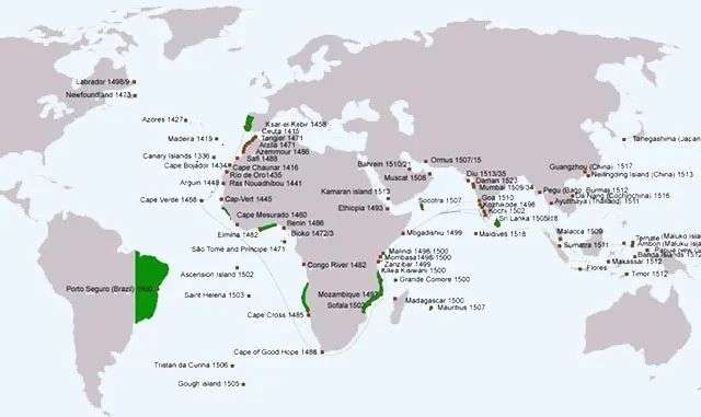 葡萄牙殖民地一度遍佈非洲、亞洲和美洲