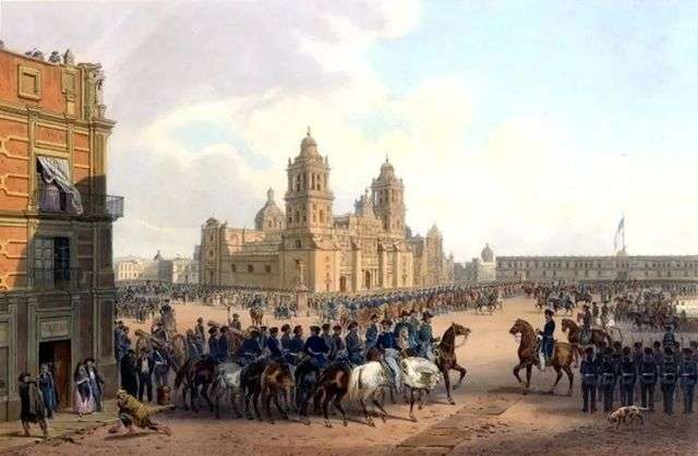 1847年，美國陸軍佔領墨西哥城