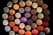 她花10年時間，拍下48種顏色的月亮，絕了&#8230;.