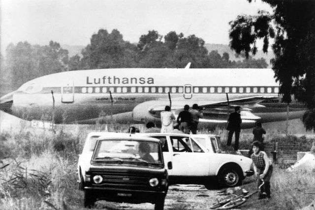 圖為被劫持的漢莎航空班機，圖源：AP/ullstein bild