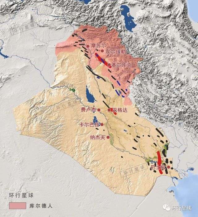 庫爾德人聚居於伊拉克北部