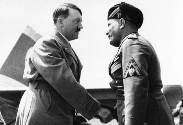 看到希特勒在戰場上的輝煌勝利，墨索里尼終於宣佈參戰