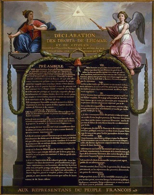 法國的人權與公民權宣言