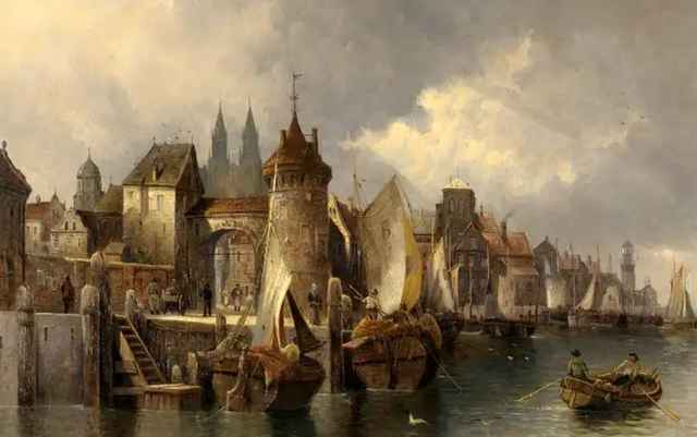 中世紀的歐洲商鎮