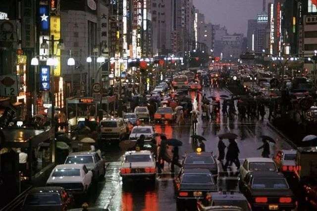 80年代繁華的東京
