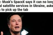 【戰爭】馬斯克將從烏克蘭撤出衛星服務，表示是遵從了梅爾尼克對他說的「滾開」