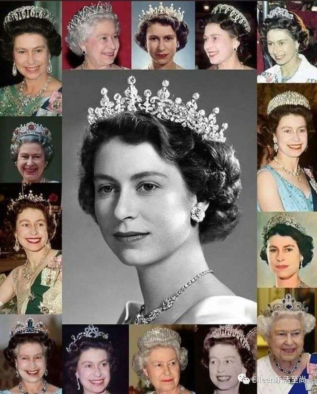 女王戴過的部分珠寶