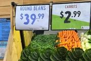 澳洲超市驚現「天價豆角」，一公斤近$40