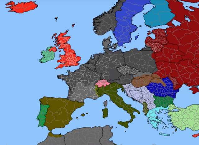 二戰德國橫掃西歐、北歐，佔領法國