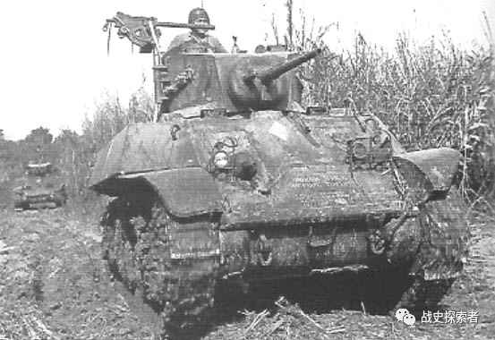 暫編坦克群1營3連的M3A3「斯圖亞特」坦克