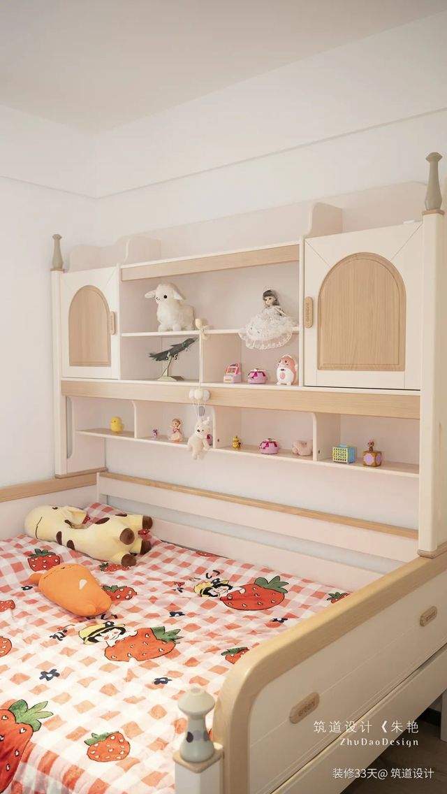 女兒房，可愛的兒童床構築了孩子的童趣